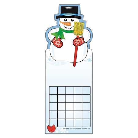 Creative Shapes Etc Snowman Personal Incentive Charts SE-2009
